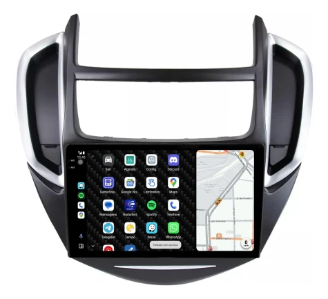 CENTRAL MULTIMEDIA 9" ADAK CHEVROLET TRACKER 2012/2016  ANDROID 8CORE + 6GB RAM + 128GB ROM
