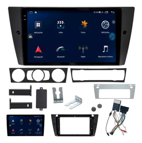CENTRAL MULTIMIDIA 9" ADAK BMW SERIE 3 E90-E91-E93 2005 AL 2012 AR DIGITAL / ANALOGICO ANDROID 8CORE + 6GB RAM + 128GB ROM