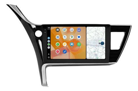 CENTRAL MULTIMIDIA 10.1" ADAK TOYOTA COROLLA 2017 AL 2021 ANDROID 8CORE + 4GB RAM + 64GB ROM