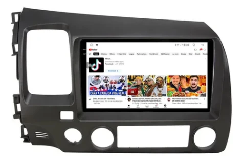CENTRAL MULTIMIDIA 9" ADAK HONDA CIVIC 2008 AL 2011 ANDROID 4CORE + 2GB RAM + 64GB ROM